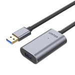 Unitek Y-3005 USB 3.0 Uzatma Kablosu 10 Metre - USB 3.0 Type-A Erkek, USB 3.0 Type-A Dişi, 3.5x1.35 mm DC Boyutu