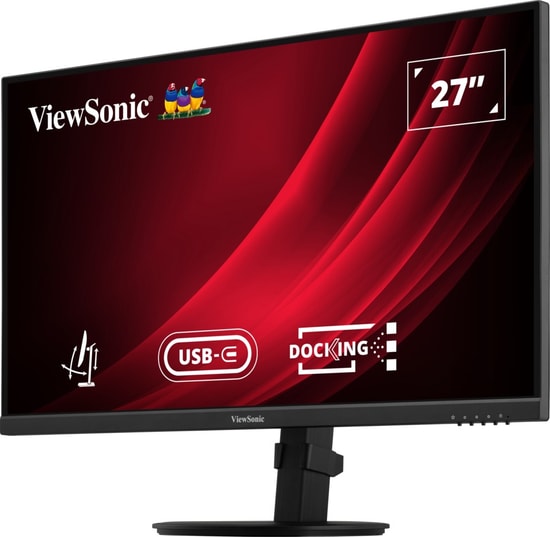 ViewSonic VG2709U-2K Monitör - 27 İnç IPS, 2560x1440, 100Hz, 4ms, USB-C, HDMI x2, DisplayPort, Hoparlör, Pivot, VESA