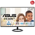 Asus VZ24EHF Monitör - 23.8 İnç FHD IPS, 100Hz, 1ms, HDMI, VESA, Adaptive Sync, Flicker-Free, Düşük Mavi Işık