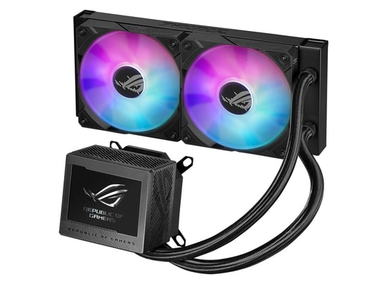 Asus RYUJIN-III-240-ARGB Sıvı CPU Soğutucusu - OLED 3,5 inç LCD, 2x120 mm Noctua PWM Fan, Aura Sync RGB, 3,88 mm H2O, 36