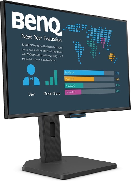 BenQ BL2490TC 23.8 İnç IPS Full HD 144Hz Monitör - Pivot, HDMI, DisplayPort, USB-C Veri Aktarımı, 5ms, 16:9