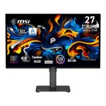 MSI PRO MAX 271UPX12G QD-OLED Monitör - 26,5 İnç 3840x2160 4K 120Hz 0,03ms FreeSync Premium Pro Pivot HDMI 2.1