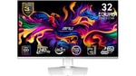 MSI MPG 321URXW QD-OLED Beyaz Gaming Monitör - 31.5 inç, 3840x2160 UHD, 240Hz, 0.03ms, G-Sync Compatible