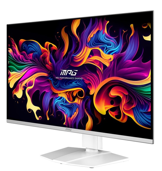 MSI MPG 321URXW QD-OLED Beyaz Gaming Monitör - 31.5 inç, 3840x2160 UHD, 240Hz, 0.03ms, G-Sync Compatible