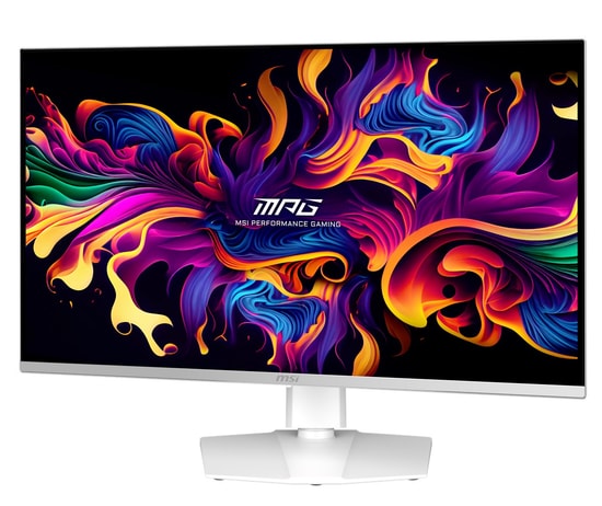MSI MPG 321URXW QD-OLED Beyaz Gaming Monitör - 31.5 inç, 3840x2160 UHD, 240Hz, 0.03ms, G-Sync Compatible