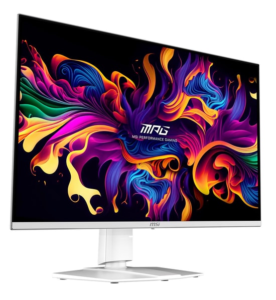 MSI MPG 321URXW QD-OLED Beyaz Gaming Monitör - 31.5 inç, 3840x2160 UHD, 240Hz, 0.03ms, G-Sync Compatible