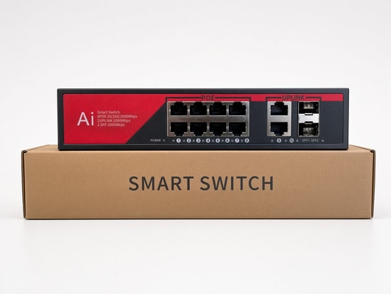 Ezcool EZ-08PSX-SFP Yönetilemez Gigabit PoE Switch - 8 FE PoE, 2 GE Uplink, 2 SFP, 120W, Metal Kasa, Desktop
