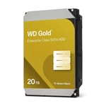 WD WD203KRYZ Gold Enterprise 20TB 3.5" Kurumsal SATA HDD - 7200RPM, 512MB Önbellek, SATA3, 285MB/s Sıralı Okuma