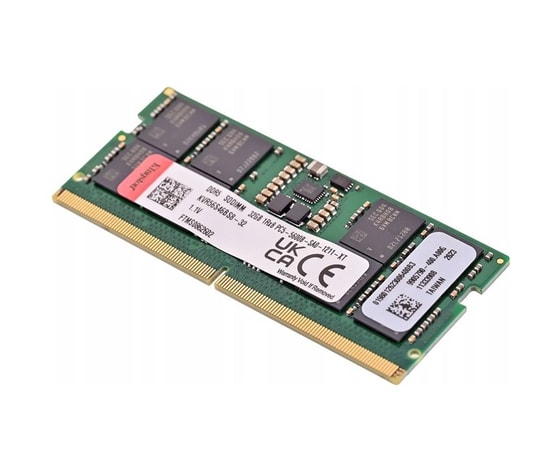 Kingston KVR56S46BS8/32 32GB DDR5 5600MHz SODIMM Notebook RAM - CL46, Non-ECC, 1.1V, 262-Pin, 32ns Erişim
