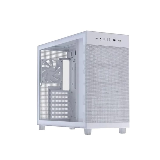 Asus PRIME AP303 TG Beyaz Bilgisayar Kasası - ATX, Temperli Cam, Mesh, USB Type-C, 1x120mm Fan, 360mm Radyatör