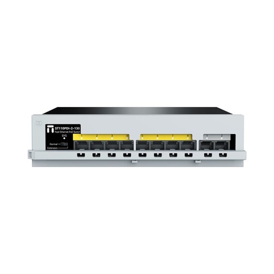Stonet ST110PDI 10 Port 10/100Mbps Yönetilemez PoE Switch - 8 PoE Port, 130W Toplam Güç, Masaüstü, Emniyet Kilidi