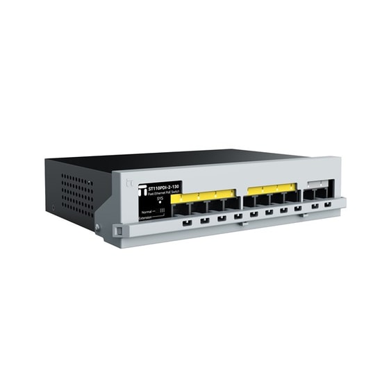 Stonet ST110PDI 10 Port 10/100Mbps Yönetilemez PoE Switch - 8 PoE Port, 130W Toplam Güç, Masaüstü, Emniyet Kilidi