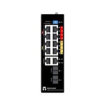 Stonet NIS3012GHP Yönetilemez Desktop PoE Switch - 10 Port, 8xPoE+, 96W, 2xSFP Gigabit, 10/100Mbps Ethernet, IEEE 802.3