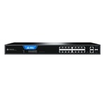 Stonet ST220GPR-2G2S-225W Gigabit PoE Switch - 16xPoE+, 2xGigabit Uplink, 2xSFP, Rackmount, Yönetilebilir