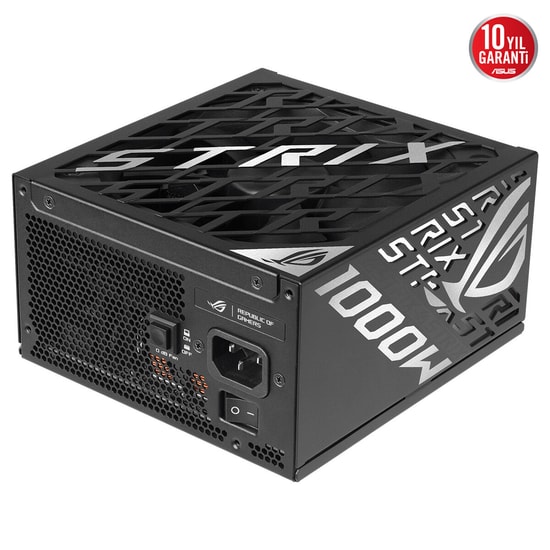 Asus ROG-STRIX-1000P-GAMING-E Güç Kaynağı - 1000W, 80+ Platinum, Tam Modüler, Aktif PFC, 10 Yıl Garanti, 135 mm Fan