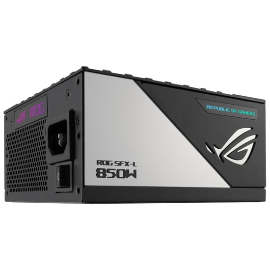 Asus ROG LOKI SFX-L 850W Güç Kaynağı - 80+ Platinum, Tam Modüler, ARGB, Aktif PFC, 120 mm Fan, 10 Yıl Garanti