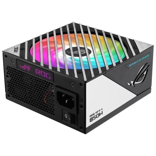 Asus ROG LOKI SFX-L 850W Güç Kaynağı - 80+ Platinum, Tam Modüler, ARGB, Aktif PFC, 120 mm Fan, 10 Yıl Garanti