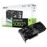 PNY GeForce RTX 5060 Ti Ekran Kartı (VCG5060T16DFXPB1) - 16 GB GDDR7, 128 Bit, PCIe 5.0, 180 W, Çift Fanlı