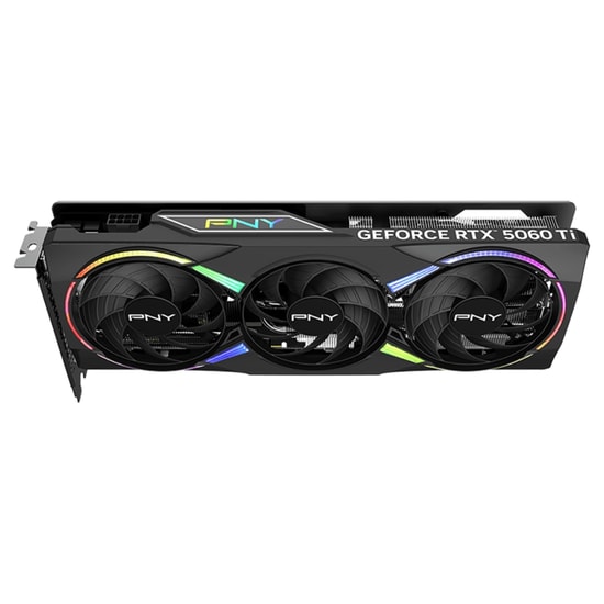 PNY VCG5060T8TFXXPB1-O RTX 5060 Ti EPIC-X RGB Ekran Kartı - 8GB GDDR7, 128 Bit, 180W, PCIe 5.0, Üçlü Fan, ARGB