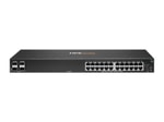 HP Aruba 6100 JL678A 24G Yönetilebilir PoE Switch - 24 Port 10/100/1000 Mbps, 4SFP+, Rack Mount Tasarım