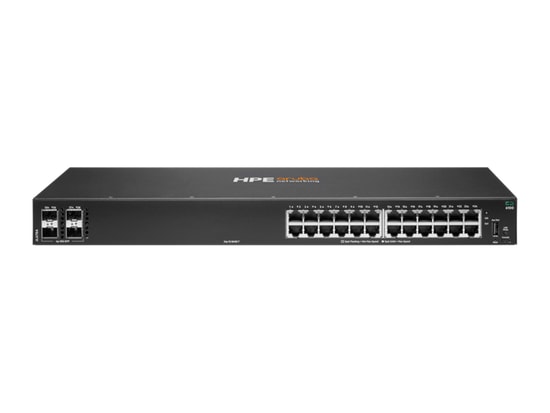 HP Aruba 6100 JL678A 24G Yönetilebilir PoE Switch - 24 Port 10/100/1000 Mbps, 4SFP+, Rack Mount Tasarım