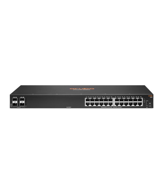 HP Aruba 6100 JL678A 24G Yönetilebilir PoE Switch - 24 Port 10/100/1000 Mbps, 4SFP+, Rack Mount Tasarım