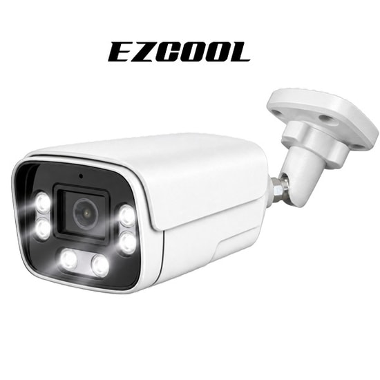 Ezcool EZ-4025FC 2MP 3.6mm AHD Bullet Güvenlik Kamerası - 40m Gece Görüş Mesafesi, 6 Warm, Ses/Mikrofon Yok