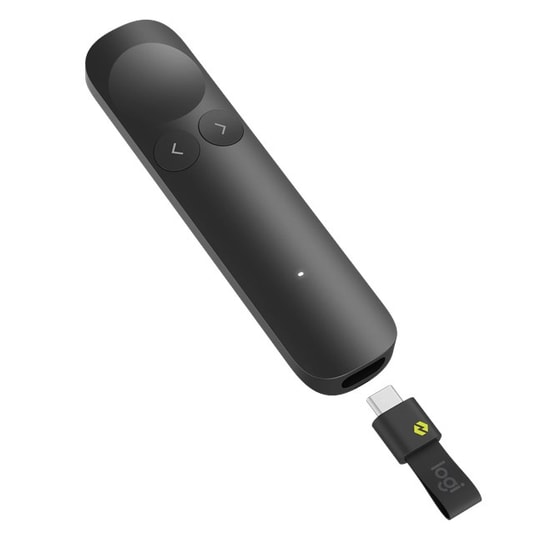 Logitech Spotlight 2 Siyah Gelişmiş Sunum Kumandası (910-007672) - Dokunsal Geri Bildirim, Dijital Vurgulama Efektleri