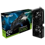 Palit RTX 5060 Infinity 2 OC V1 8GB GDDR7 Ekran Kartı (NE75060V19P1-GB2051L) - 128 Bit Bellek, 3x DP, HDMI Çıkışı