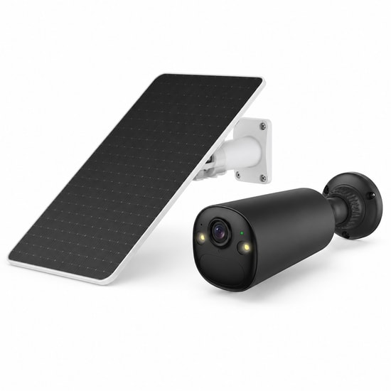 Dahua KIT/BF4CP-4G-0210B-XL/M05 4MP 2.1mm Bullet IP Kamera - 2.5K HD, 24H/365D, WIFI6, Güneş Paneli/Bataryalı