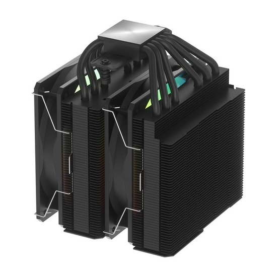 FSP MP7-BA 2x120mm ARGB Kule Tipi İşlemci Soğutucu - 6 Isı Borusu, 2 Fan, 1800 RPM, 76 CFM, PWM Fan, 32 dBA