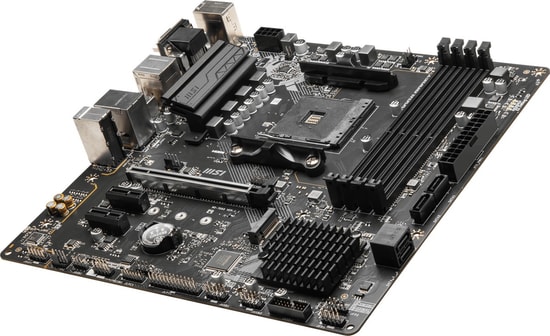 MSI PRO B550M-P AM4 DDR4 Anakart - AMD B550, 4400MHz (OC), HDMI, DP, VGA, 2x M.2, USB 5Gbps, Micro ATX Yapısı