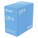HiLook NC-1LN6UU-CCA-M CAT6 Beyaz 305 Metre Bakır Kaplama Network Kablosu - CCA, U/UTP, 23AWG, 0.57mm, HDPE PVC, 250MHz