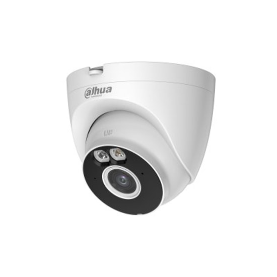 Dahua T5A-PV-0280B 5MP 2.8mm Wi-Fi Turret Kamera - 30m IR ve Warm Light, Dahili Mikrofon, Micro SD 256GB Desteği