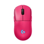 Logitech G PRO 2 LIGHTSPEED Magenta Kablosuz Oyuncu Mouse (910-007310) - 8 Tuşlu, Şarjlı, Optik, 500 IPS, USB RF