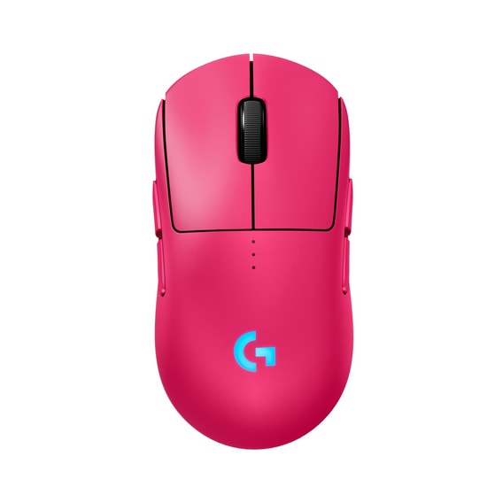 Logitech G PRO 2 LIGHTSPEED Magenta Kablosuz Oyuncu Mouse (910-007310) - 8 Tuşlu, Şarjlı, Optik, 500 IPS, USB RF