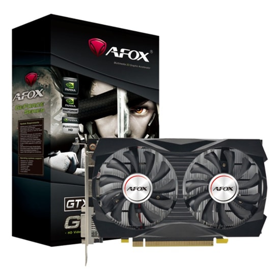 Afox NVIDIA AF1050TI-4096D5H5-V10 4GB GDDR5 Ekran Kartı - 128 Bit, HDMI, DisplayPort, DVI, 4K@60Hz, PCIe 3.0
