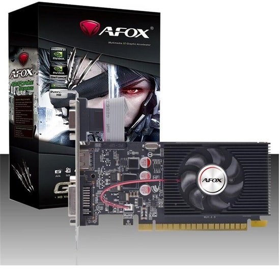 Afox GeForce GT240 AF240-1024D3L2-V2 1GB DDR3 128Bit Low Profile Ekran Kartı - VGA, HDMI, DVI, DirectX 10.1