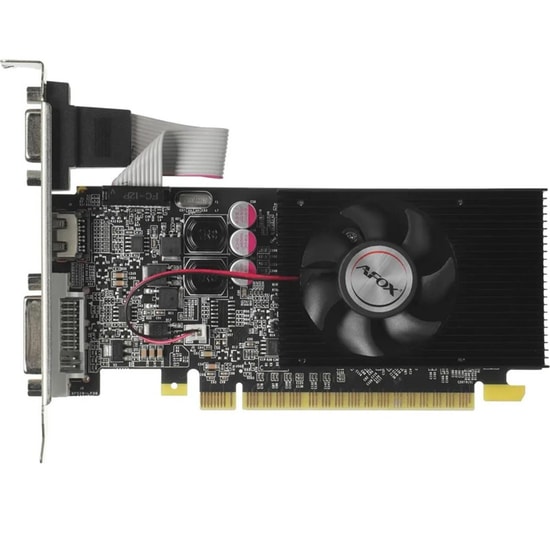 Afox GeForce GT610 AF610-2048D3L6 2GB DDR3 64 Bit Low Profile Ekran Kartı - 1x VGA, 1x HDMI, 1x DVI, Aktif Fanlı