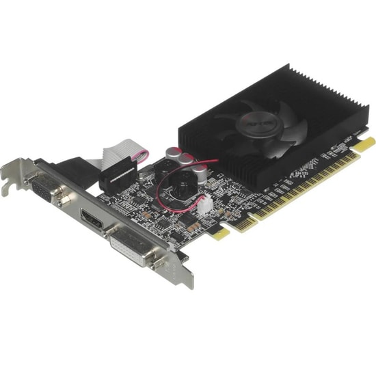 Afox GeForce GT610 AF610-2048D3L6 2GB DDR3 64 Bit Low Profile Ekran Kartı - 1x VGA, 1x HDMI, 1x DVI, Aktif Fanlı