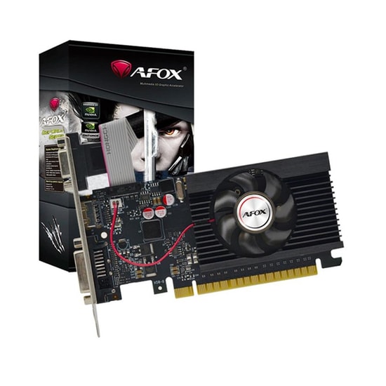 Afox GeForce GT 710 AF710-2048D3L5-V3 2GB DDR3 64 Bit Ekran Kartı - Low Profile, VGA, HDMI, Aktif Fanlı
