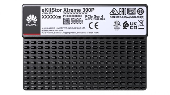 Huawei eKitStor Xtreme 300P HSSD-E023T8P5L7N 3.84TB 2.5" Enterprise SSD - PCIe 5.0 x4, 3D NAND TLC, 14800/8200 MB/s