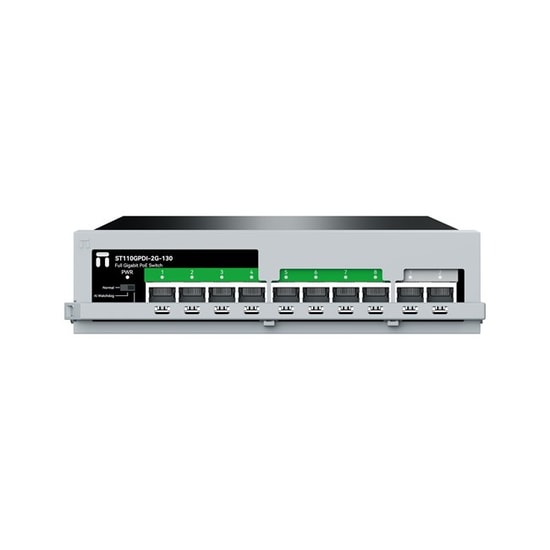 Stonet ST110GPDI-2G-130 8xPoE+ 130W Yönetilemez Switch - 10 Port, Gigabit Uplink, Desktop, Emniyet Kilitli