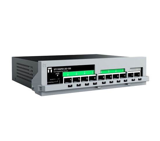Stonet ST110GPDI-2G-130 8xPoE+ 130W Yönetilemez Switch - 10 Port, Gigabit Uplink, Desktop, Emniyet Kilitli