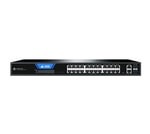 Stonet ST228GPR-2G2S-375W 26 Port Gigabit PoE Switch - 24xPoE+, 375W, 2xSFP, Rackmount, Yönetilebilir, IEEE 802.3af/at