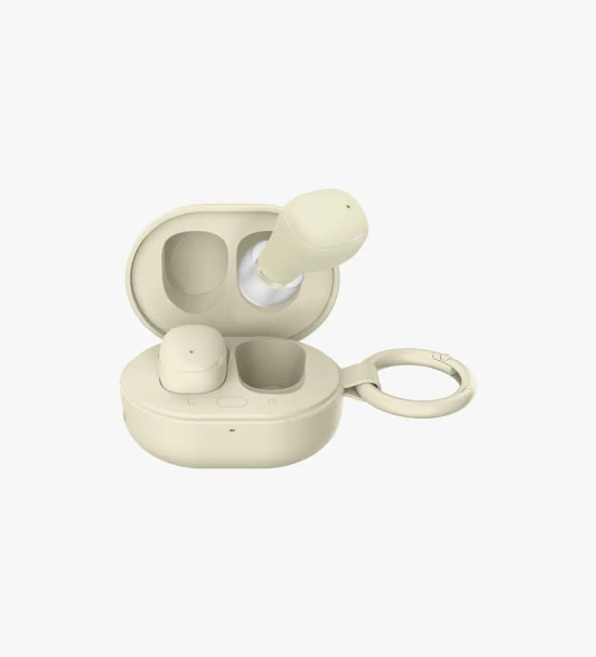 Linktech DOT7 Super Mini Altın TWS Bluetooth Kulaklık - BT v6.0, 230mAh Pil, 14 Saat Müzik, HIFI Audio Bas, Type-C Şarj