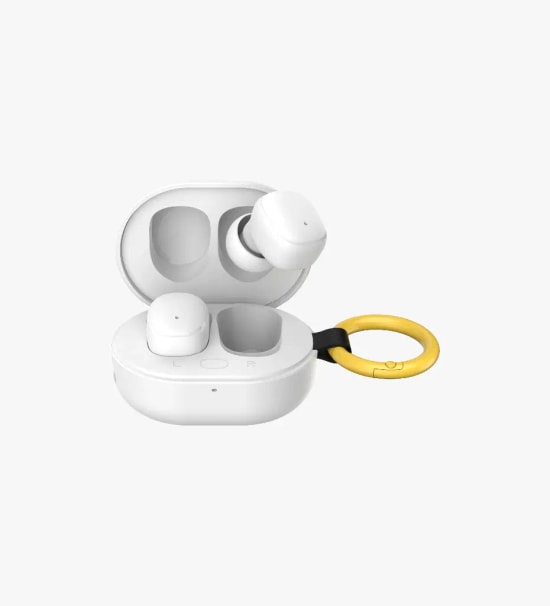 Linktech DOT7 Super Mini Beyaz TWS Bluetooth Kulaklık - BT v6.0, 230mAh Pil, 14 Saat Müzik, HIFI Audio Bas, Type-C Şarj