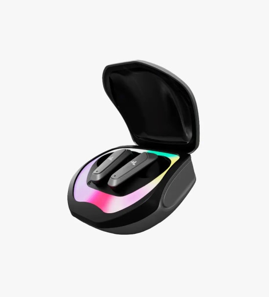 Linktech S156 4 Mikrofonlu ANC ve ENC Destekli Gri Bluetooth Kulaklık - BT 6.0, 13mm Dinamik Sürücü, Oyun Modu, RGB Şarj