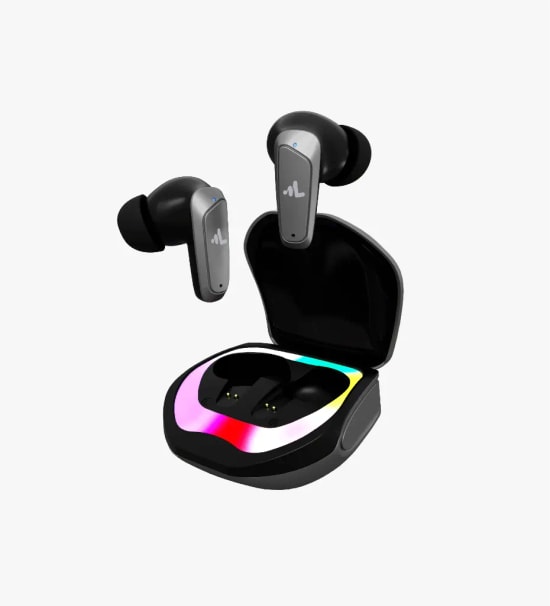 Linktech S156 4 Mikrofonlu ANC ve ENC Destekli Gri Bluetooth Kulaklık - BT 6.0, 13mm Dinamik Sürücü, Oyun Modu, RGB Şarj