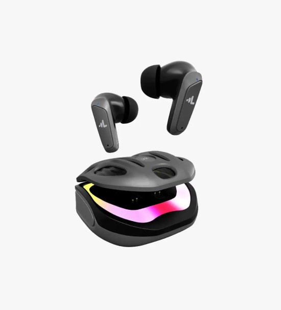 Linktech S156 4 Mikrofonlu ANC ve ENC Destekli Gri Bluetooth Kulaklık - BT 6.0, 13mm Dinamik Sürücü, Oyun Modu, RGB Şarj